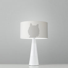 Load image into Gallery viewer, Cute Dog design drum lampshade, 10 inch children’s room lamp