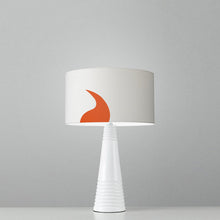 Load image into Gallery viewer, Decorative Fox drum lampshade, small woodland-inspired home lighting