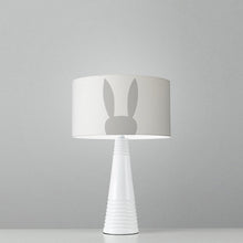 Load image into Gallery viewer, Limited Edition Rabbit Lampshade, 25cm (10") wide, showcasing a whimsical rabbit design with gentle curves, ideal for cozy interiors