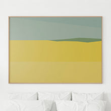 Load image into Gallery viewer, Oasis art print, limited edition 100, minimalist wall decor