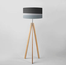 Load image into Gallery viewer, Open Sea at Night Drum Lampshade, 18-inch (45cm) diameter, displaying a striking moonlit sea with rich tones, suited for elegant lighting