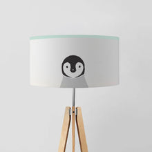 Load image into Gallery viewer, Penguin drum lampshade 45cm handmade animal design