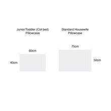 Load image into Gallery viewer, Standard housewife pillowcase with playful cat illustration