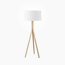 Load image into Gallery viewer, Limited Edition Cotton White Plain Lampshade, 35cm (14") wide, showcasing a simple, elegant white cotton finish, ideal for modern interiors