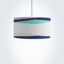 Load image into Gallery viewer, Limited Edition Polar Lights Lampshade, 40cm (16") wide, showcasing a stunning polar lights scene with glowing hues, ideal for modern interiors