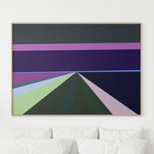 Load image into Gallery viewer, Purple Sunset art print, limited edition 100, contemporary wall decor