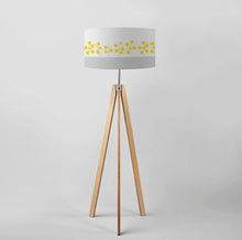 Load image into Gallery viewer, Large 18 inch rapeseed field print drum lampshade