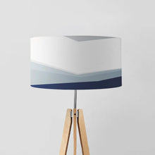 Load image into Gallery viewer, Storm at Night drum lampshade 45cm, handmade statement lighting