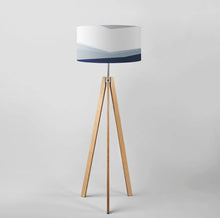 Load image into Gallery viewer, Dark abstract Storm at Night drum lampshade, 45cm diameter shade