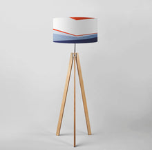 Load image into Gallery viewer, Contemporary Storm at Night drum lampshade, 45cm large decorative lamp