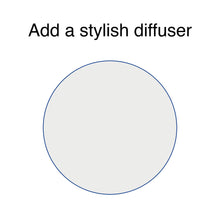 Load image into Gallery viewer, Transparent lampshade diffuser 25cm