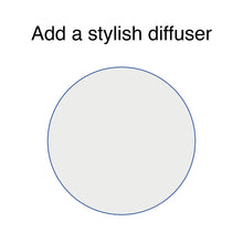 Load image into Gallery viewer, Transparent lamp shade diffuser 40cm