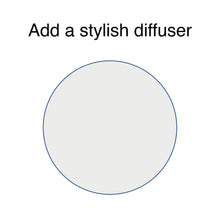 Load image into Gallery viewer, Transparent lamp shade diffuser 35cm
