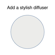 Load image into Gallery viewer, Transparent lamp shade diffuser 45cm