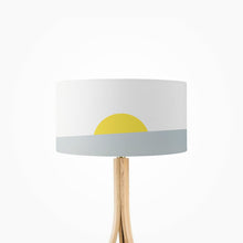 Load image into Gallery viewer, Sunrise drum lampshade 35cm, handmade sunrise-inspired lighting design