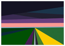 Load image into Gallery viewer, Limited edition Too Soon The Night print, contemporary abstract artwork