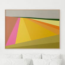 Load image into Gallery viewer, Uphill art print, limited edition 100, contemporary landscape wall decor