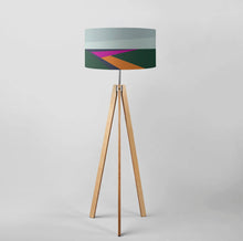 Load image into Gallery viewer, hand-painted Wildflowers drum lampshade, 45cm diameter home decor