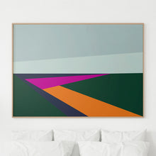 Load image into Gallery viewer, Wild Flowers artwork print, minimalist floral design, limited edition 100