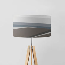 Load image into Gallery viewer, Winter drum lampshade 45cm, handmade seasonal lighting