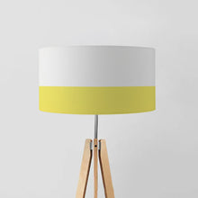 Load image into Gallery viewer, Yellow line drum lampshade 45cm modern minimalist design